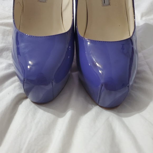 Brian Atwood Purple Pump Heels Size 5 - Picture 2 of 9
